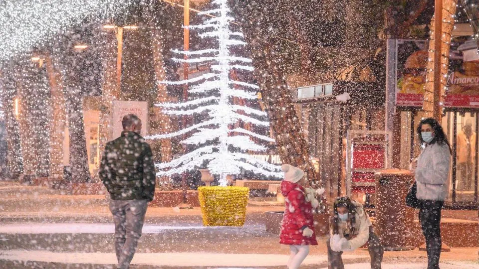 anche la neve nel Natale riccionese