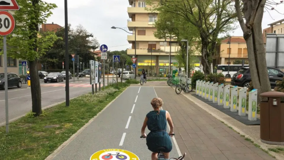 La ciclabile tra stazione e ospedale
