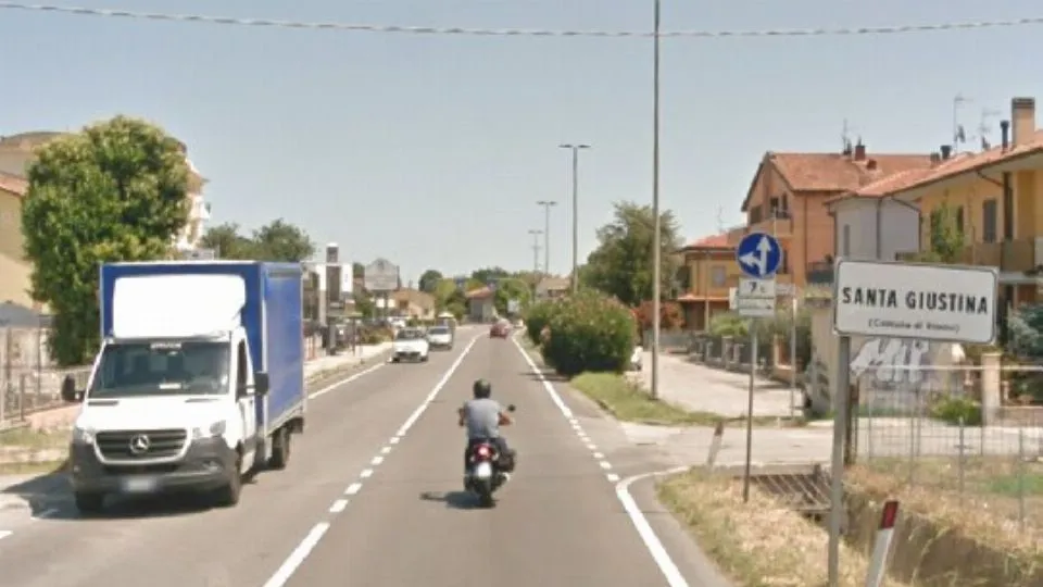 la via Emilia a Santa Giustina