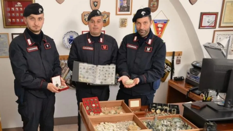 il materiale sequestrato
