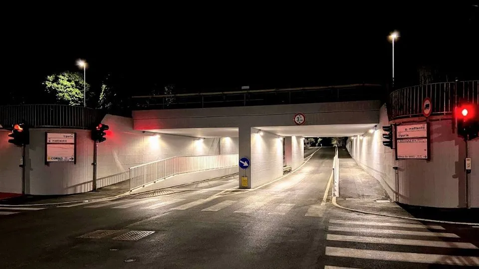 il sottopasso di via Liguria – via Garibaldi a Misano
