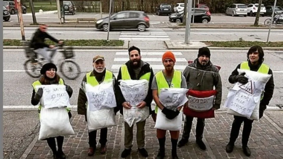 i protagonisti del flash mob