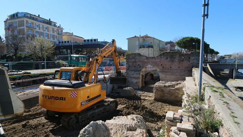 il cantiere di Porta Galliana