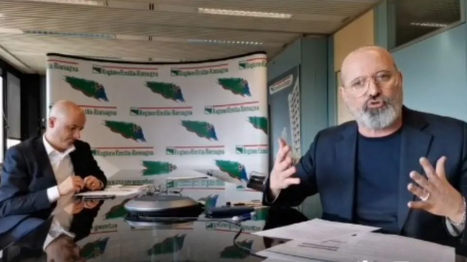 il presidente Bonaccini