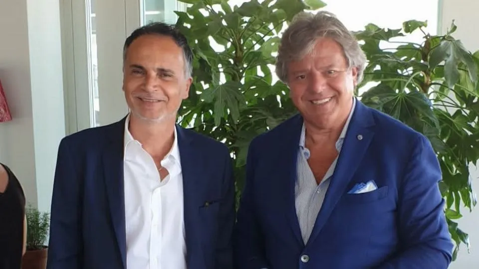 L’assessore Corsini con Gianni Indino