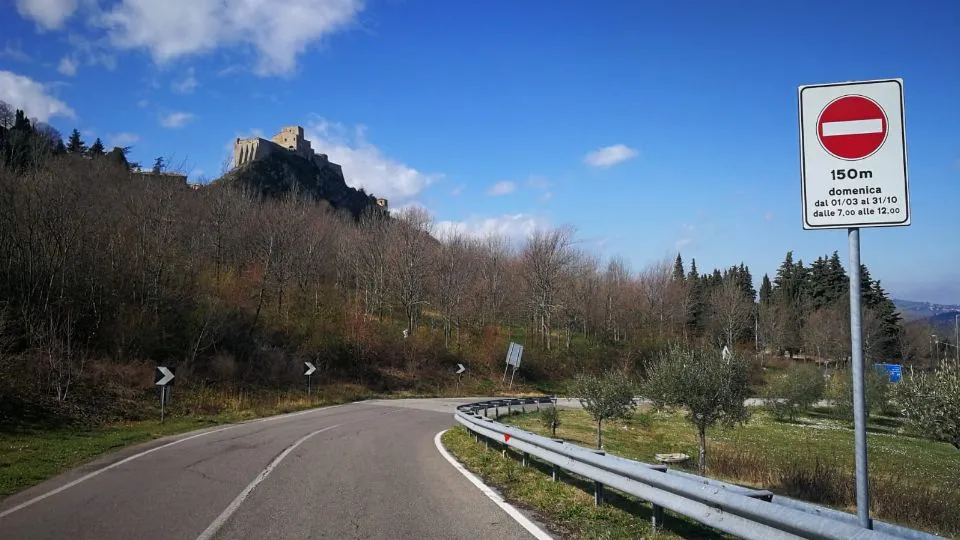 la “Panoramica” di Verucchio