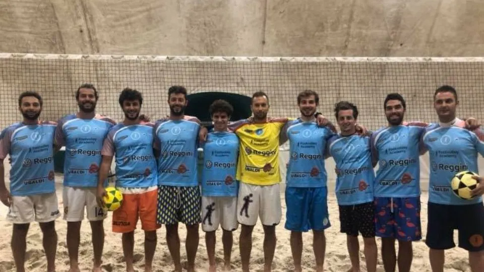 I ragazzi della Footvolley Academy di Rimini
