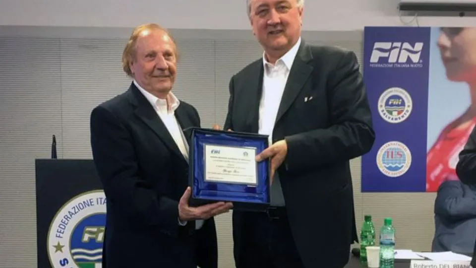 Giorgio Gori e presidente della FIN, Paolo Barelli