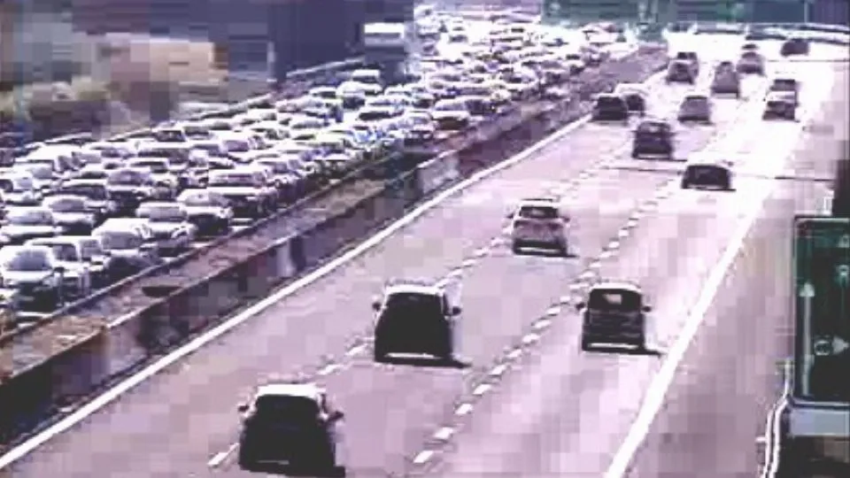 l’A14 intorno alle 10