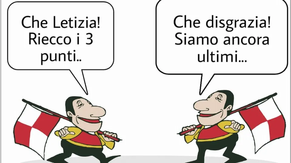 La vignetta di Baio dopo Rimini-Feralpisalò