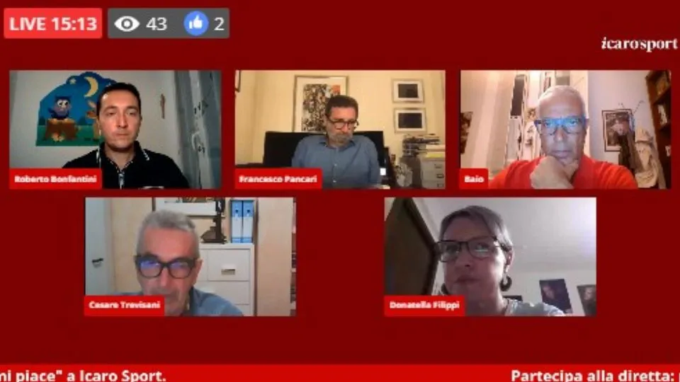 Un momento della diretta