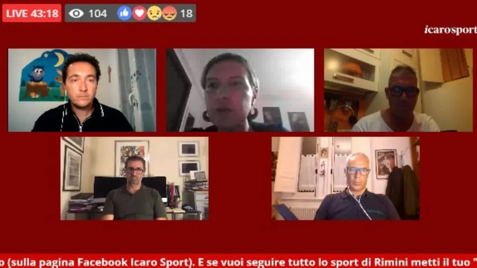 Un momento della diretta