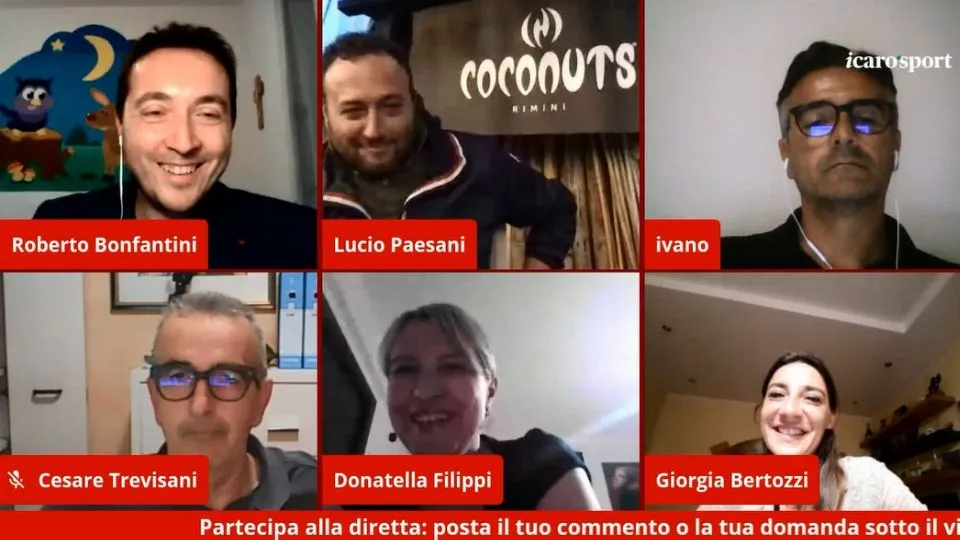 Un momento della diretta