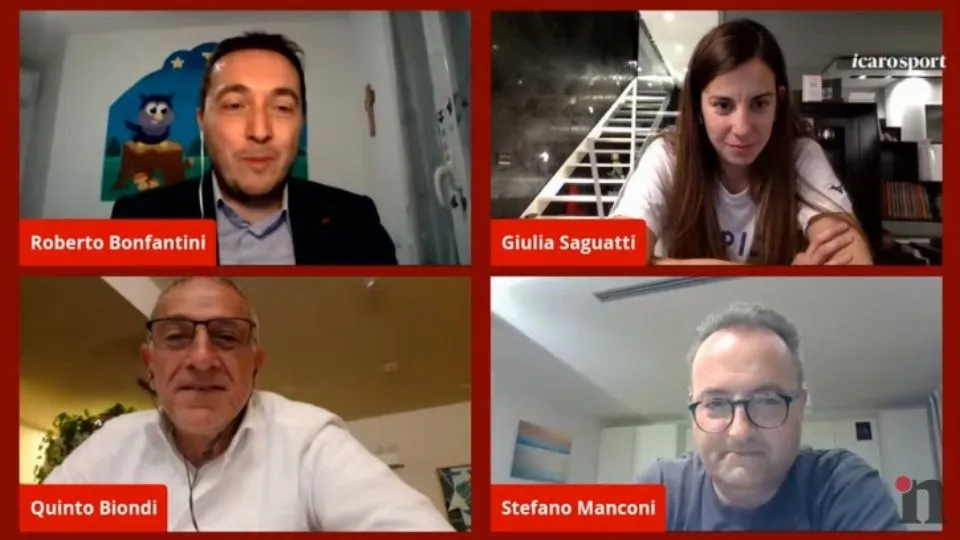 Un momento della diretta