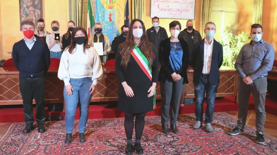 il discorso di fine anno a Santarcangelo
