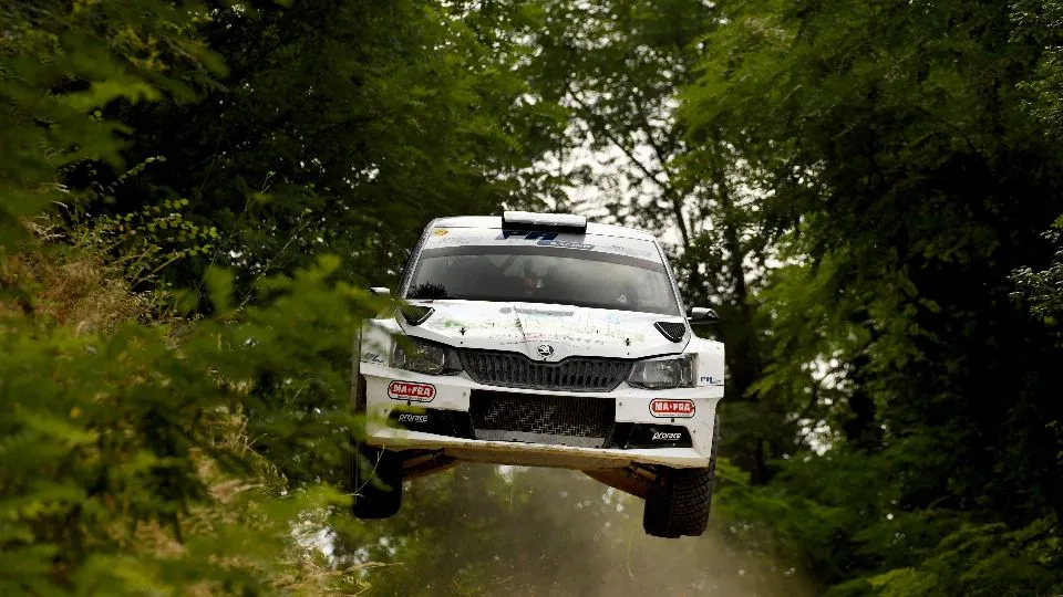 Daniele Ceccoli, Piercarlo Capolongo (Skoda Fabiia R5 #9, Scuderia San Marino)
