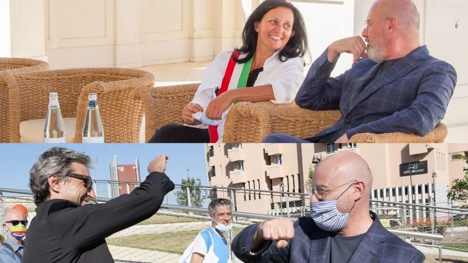 Bonaccini con i sindaci Gnassi e Tosi
