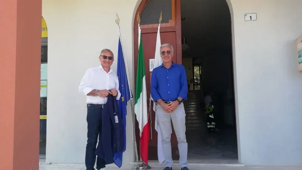 il prefetto col sindaco Santi