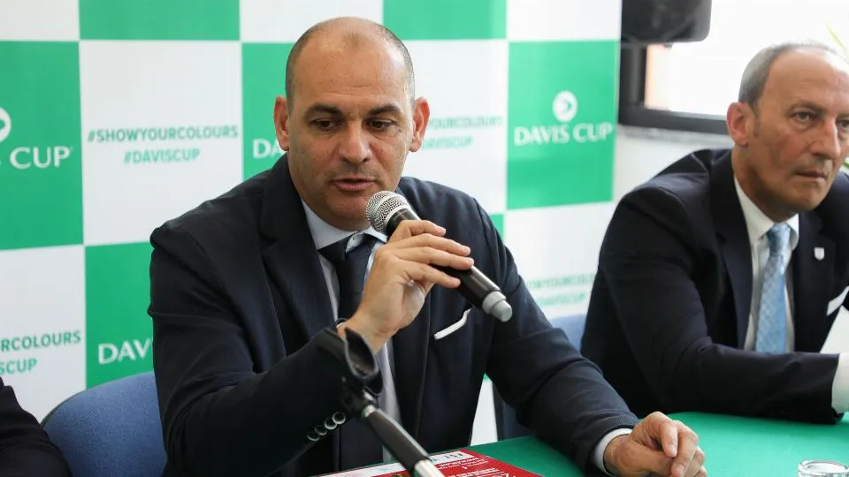 Il presidente della Federazione Tennis Sammarinese, Christian Forcellini

