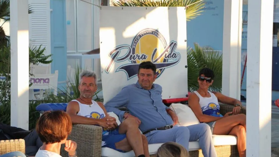 Max Sforza, Diego Casadei ed Emanuela Donati