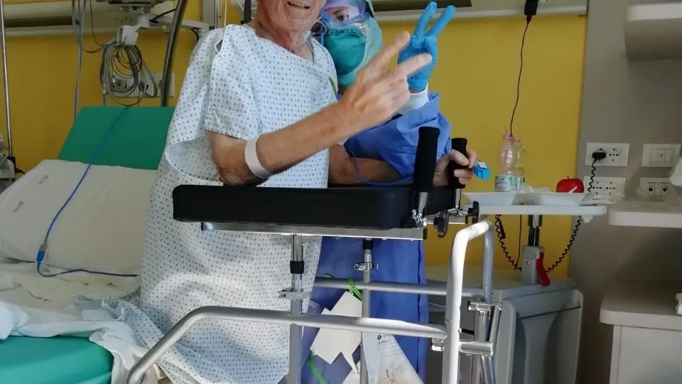 il signor Franco Cesare Sebastiani, 79 anni
