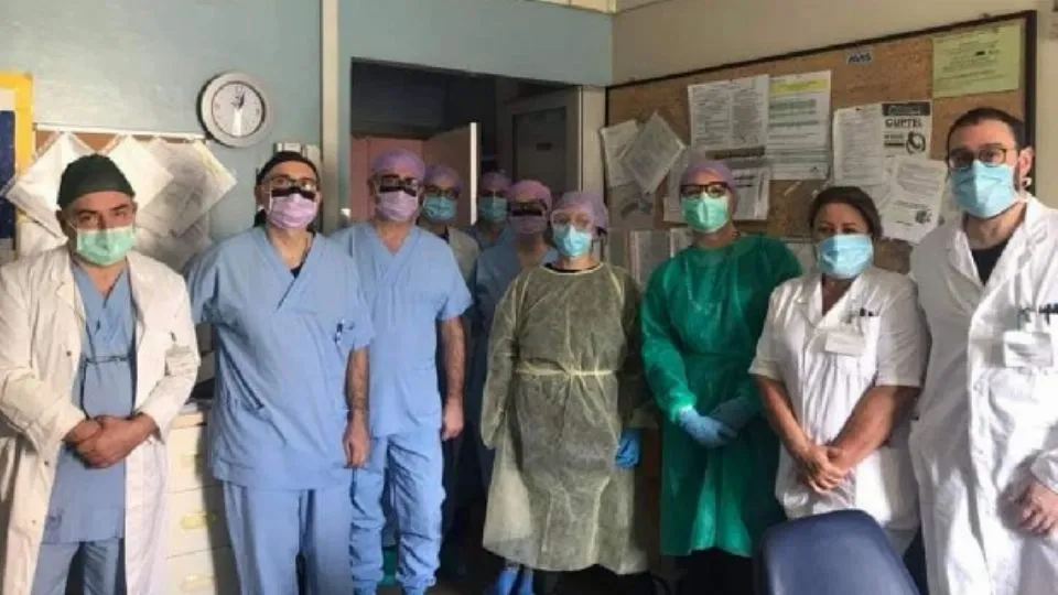 foto di gruppo al Ceccarini