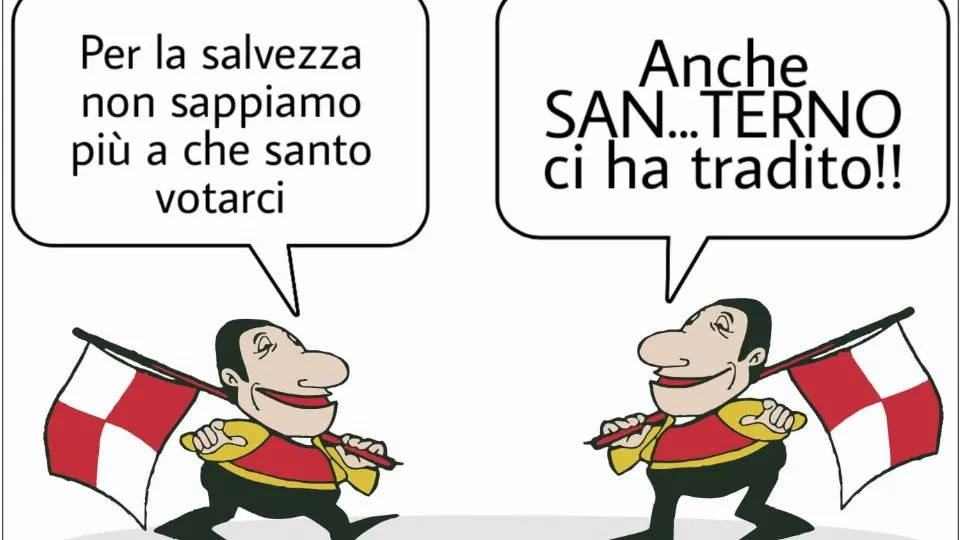 La vignetta di Baio dopo Imolese-Rimini 1-0