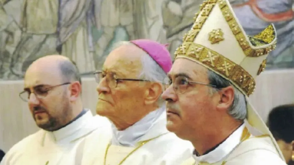 don Andrea, mons. De Nicolò e mons. Lambiasi
