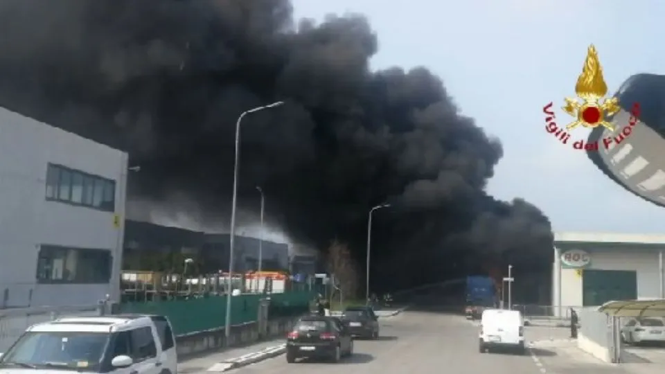 l’incendio
