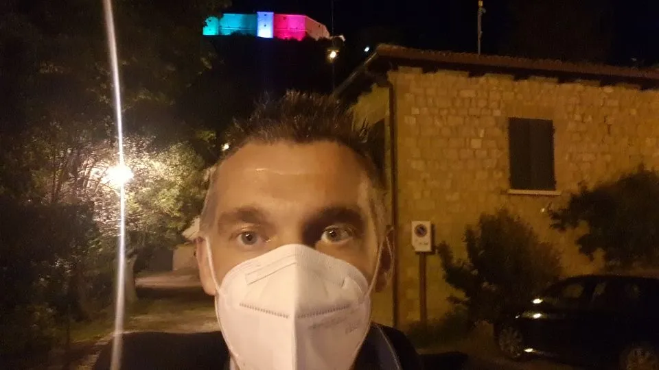 il sindaco di San Leo Bindi

