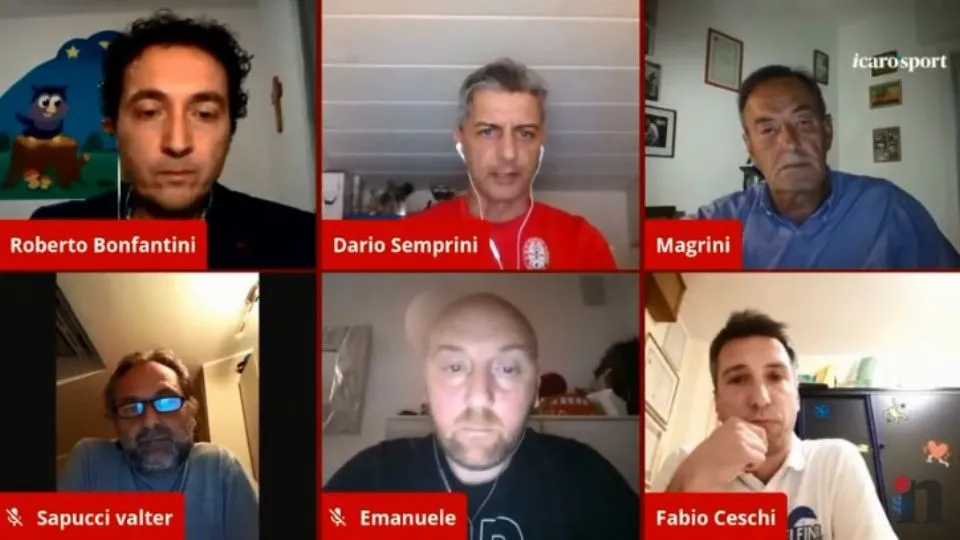 Un momento della diretta

