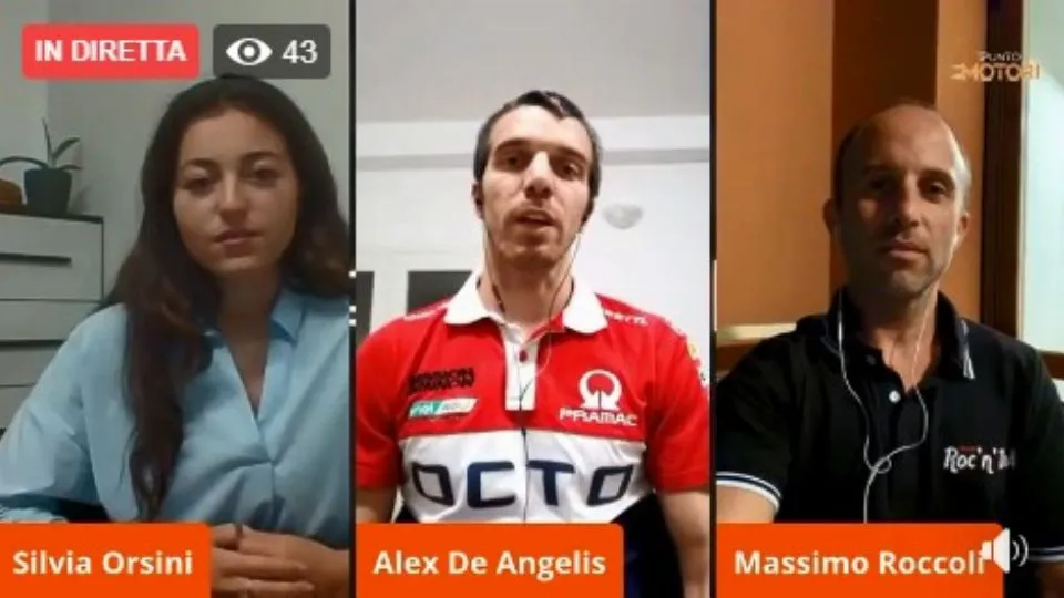 Un momento della diretta