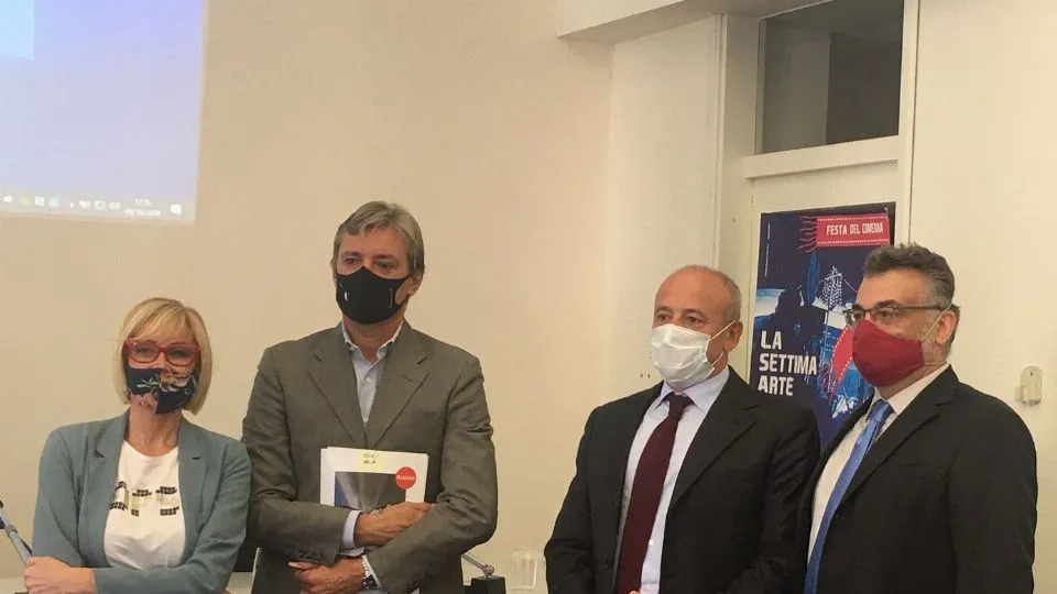Da Sin. Elena Zanni, Andrea Gnassi, Paolo Maggioli e Stefano Pucci