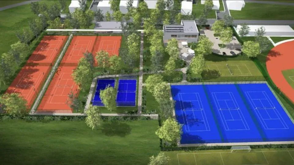 I campi del nuovo centro sportivo di Cattolica