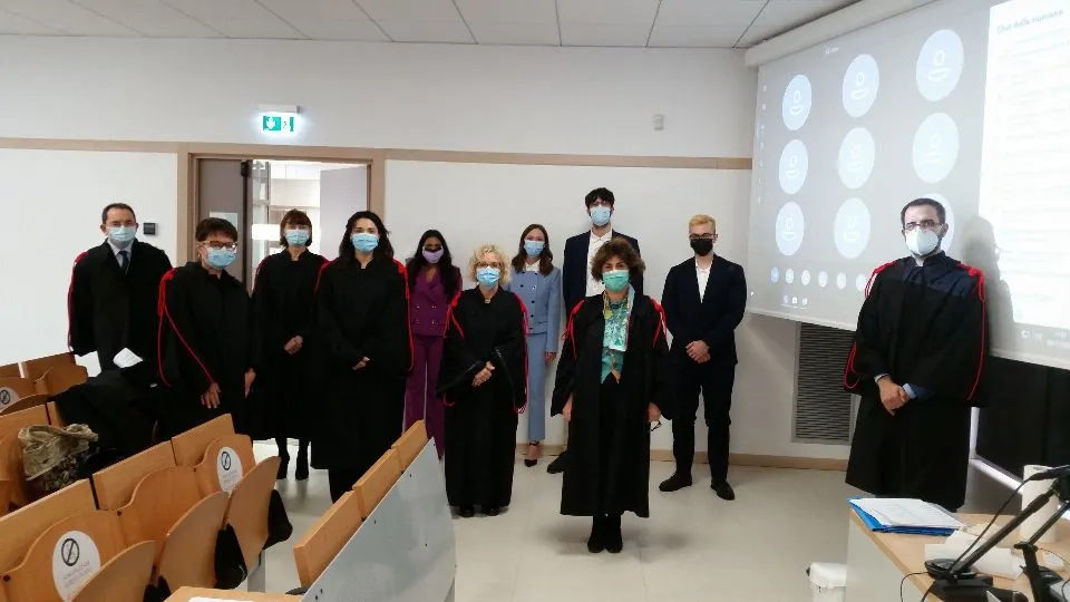 la seduta di laurea

