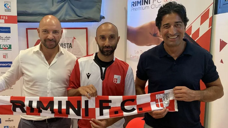 Luca Ricciardi tra Marco Ghetti e il DG Antonello Sammarco
