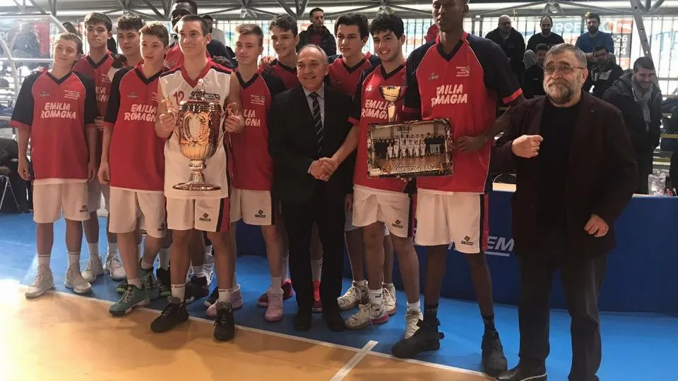 La premiazione dell’Under 15 Maschile dell’Emilia Romagna
