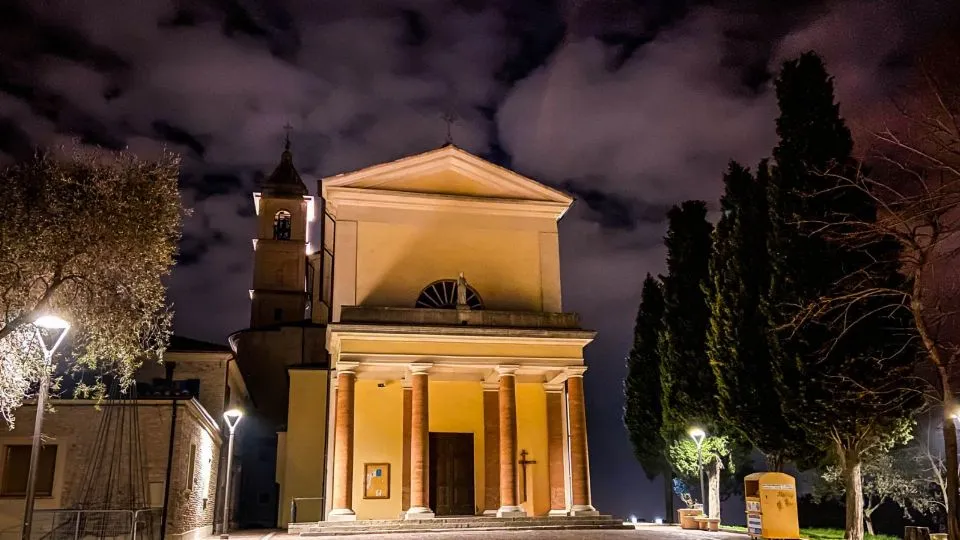 la chiesa di San Biagio a Misano Monte