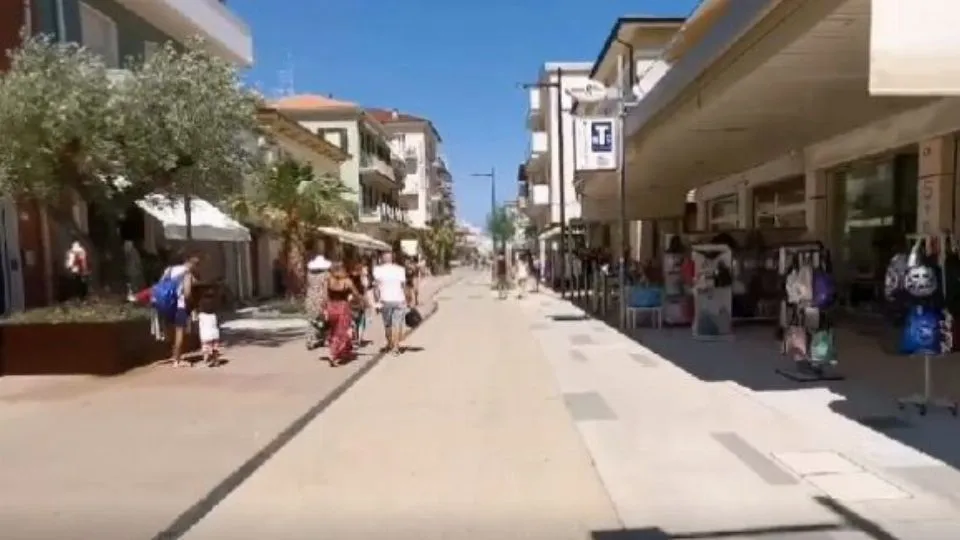 il nuovo lungomare di Viserba