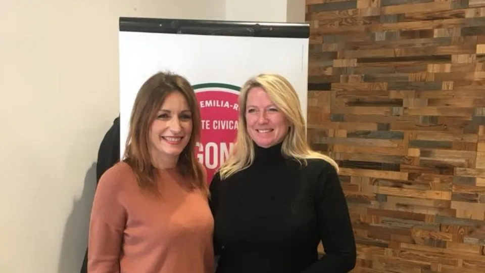 Marisa Grossi con Lucia Borgonzoni