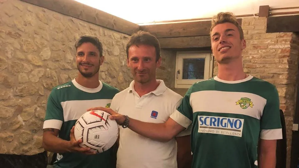 Matteo Delai e Jacopo Romani insieme al DS Filippo Cipriani