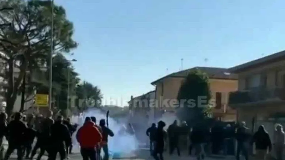 gli scontri prima di Rimini-Modena