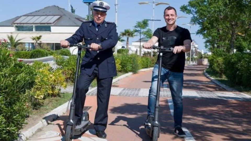 Aleandro Carboni, comandante del Presidio di Misano della Polizia Locale e Filippo Valentini, Assessore alla Polizia Locale.
