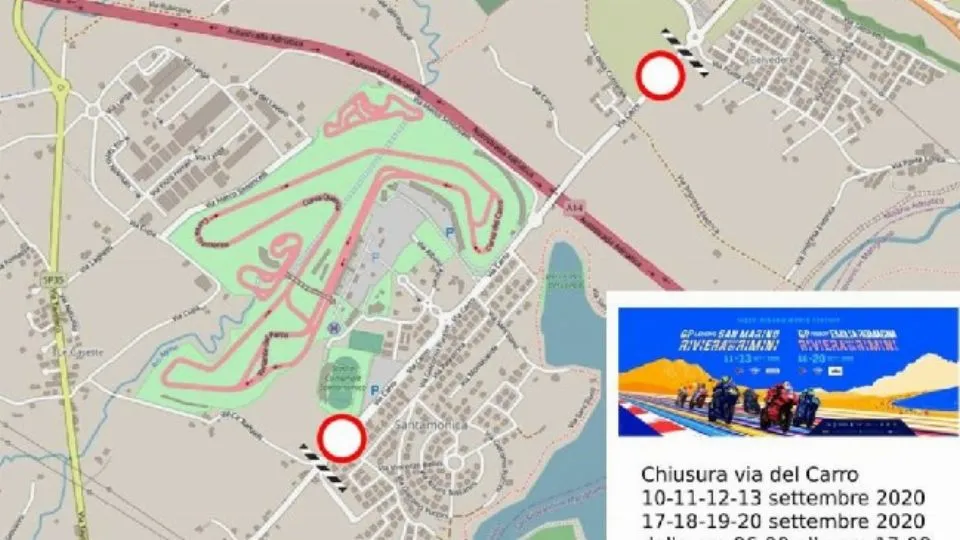 viabilità al MotoGp
