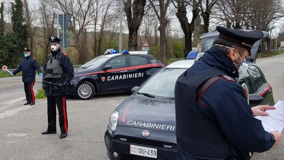 I controlli stradali dei carabinieri di Novafeltria
