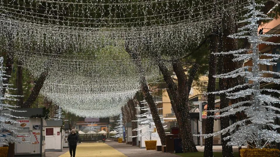 viale Ceccarini, 25 dicembre 2020