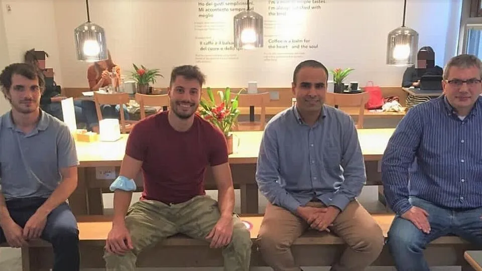 il team dei vincitori