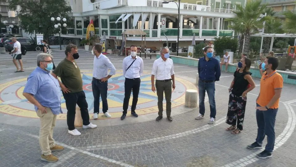 sopralluogo per il lungomare di Cattolica