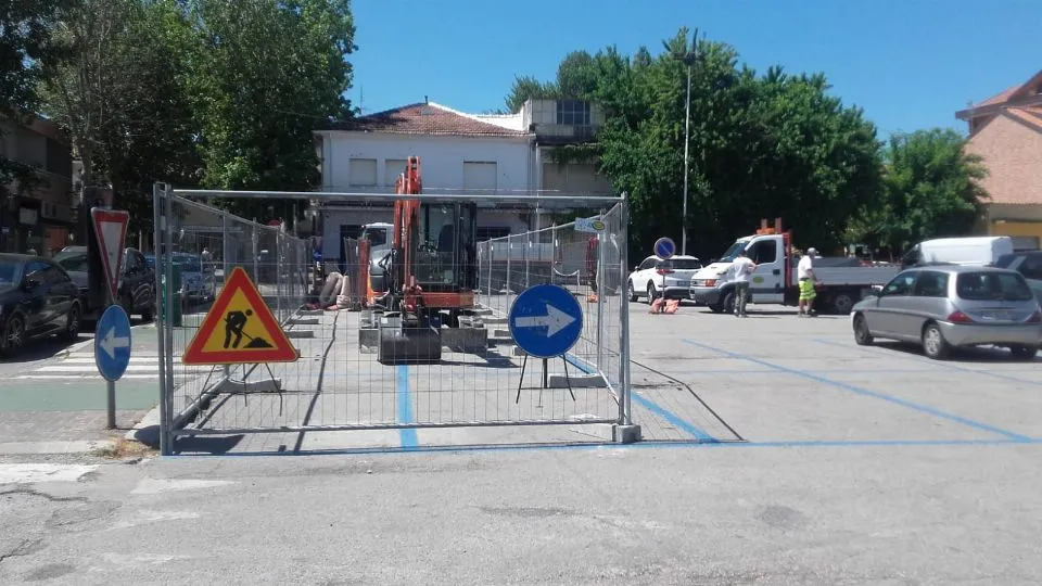 il cantiere
