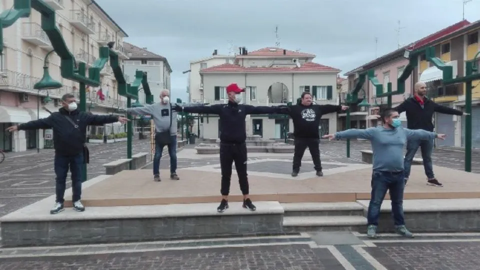 i rappresentanti delle tre pizzerie